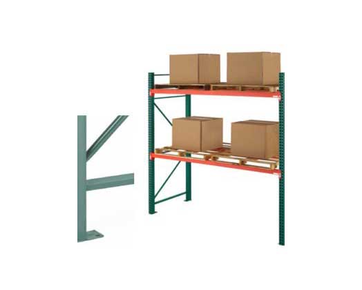 Details about   Tear Drop Upright for /Pallet Racking 42"D x ... 