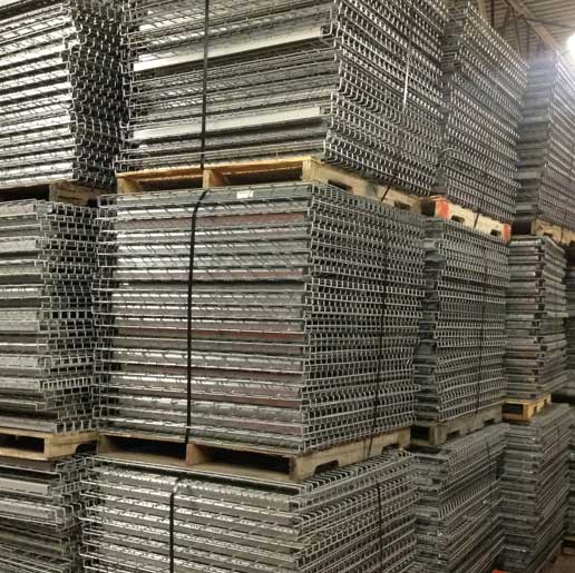 Used Wire Decking for Pallet Racks