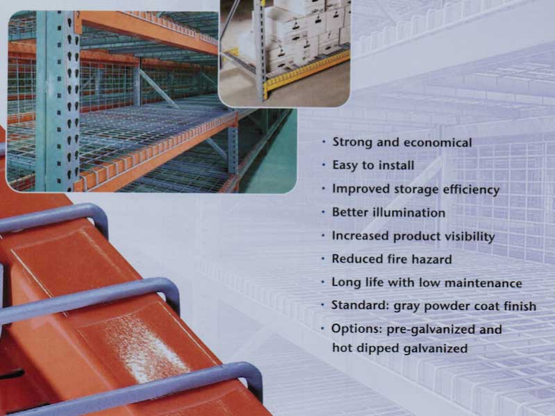 PA Pallet Rack Wire Decking