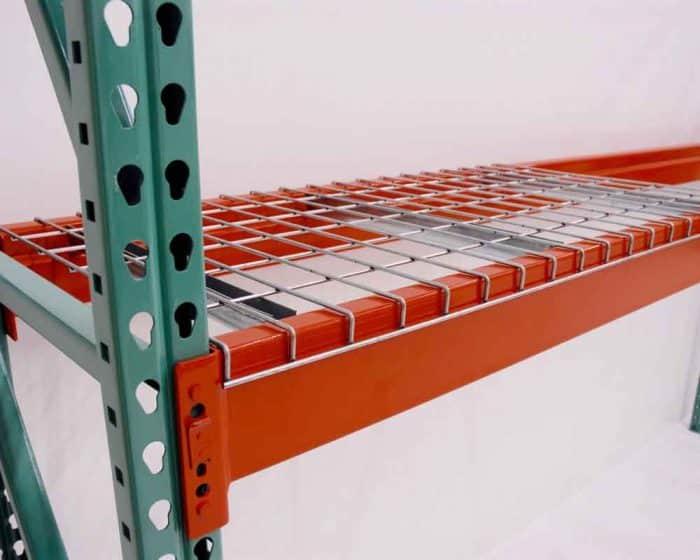 Nashville Wire Products Waterfall Step 24″D x 46″W Pallet Rack Wire Deck Pallet Rack Now