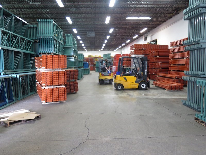 pallet rack now warehouse full of racking