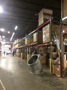 Used push back pallet racking for sale in Minnesota